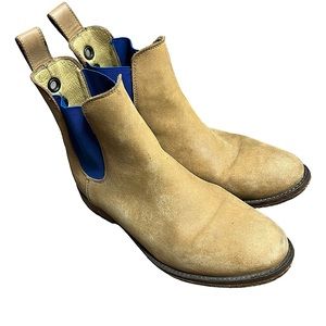 Free People Colbalt Blue Boho Ankle Boots Bootie | Size: 7